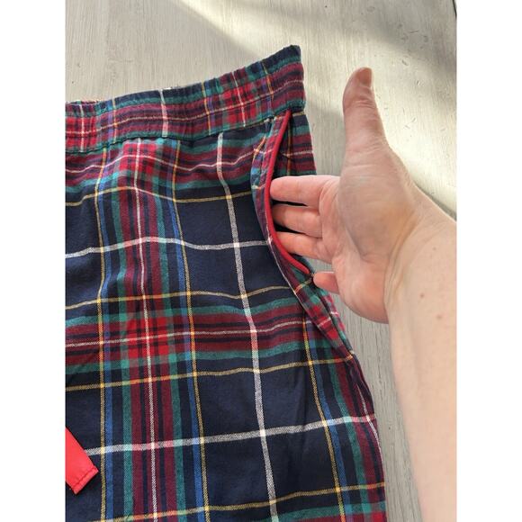 NWT Vera Bradley Blue Red Green Tartan Plaid Flannel Pajama Set 100% Cotton 3X - Picture 11 of 16
